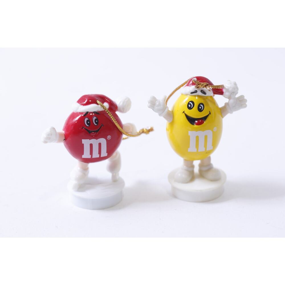 Lot, M&Ms, Plastic, Candy, Toppers, Ornament, Christmas, Vintage, Holiday, , 250